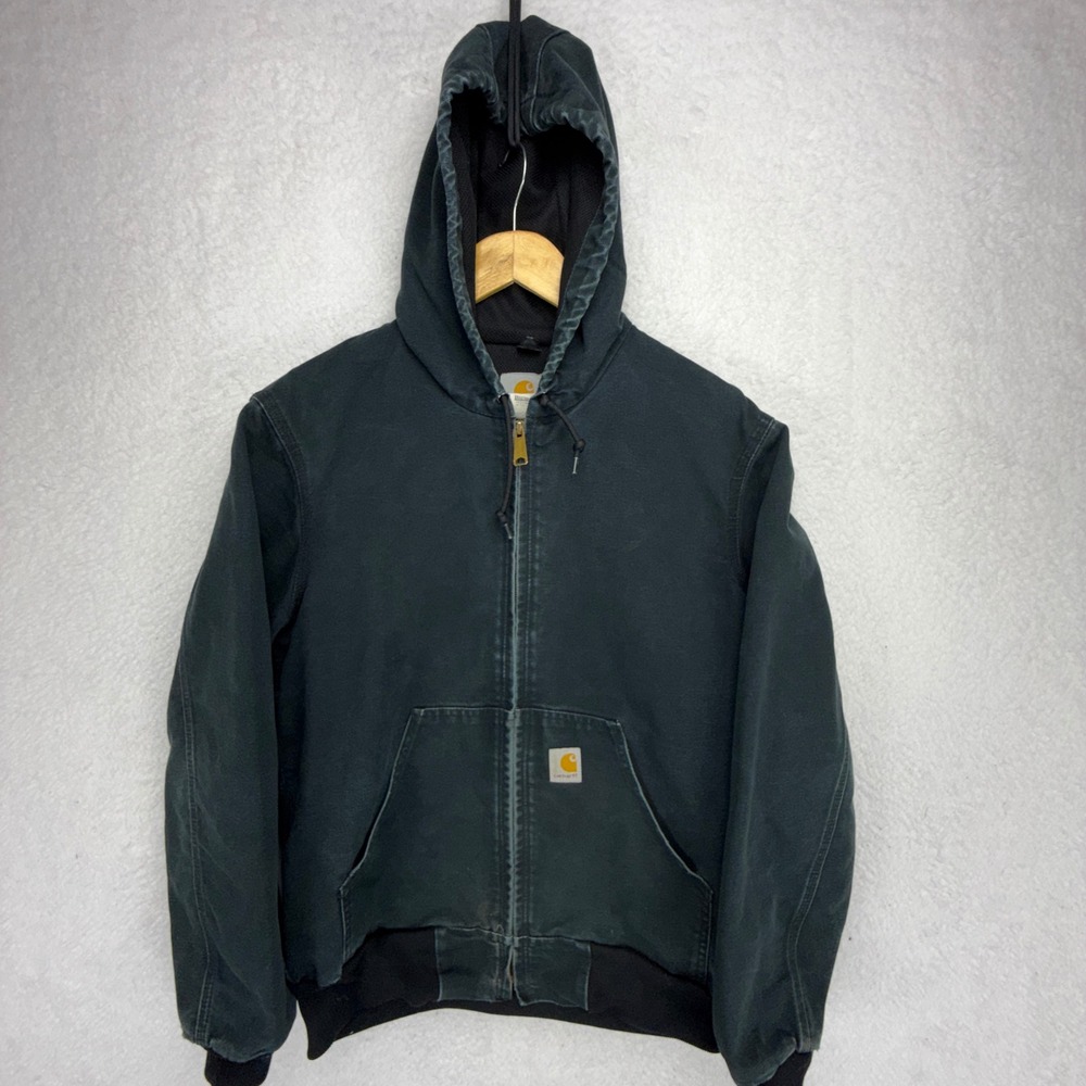 Carhartt Sandstone Active Jacket Thermal Lined Mens Small J131 BLK Black